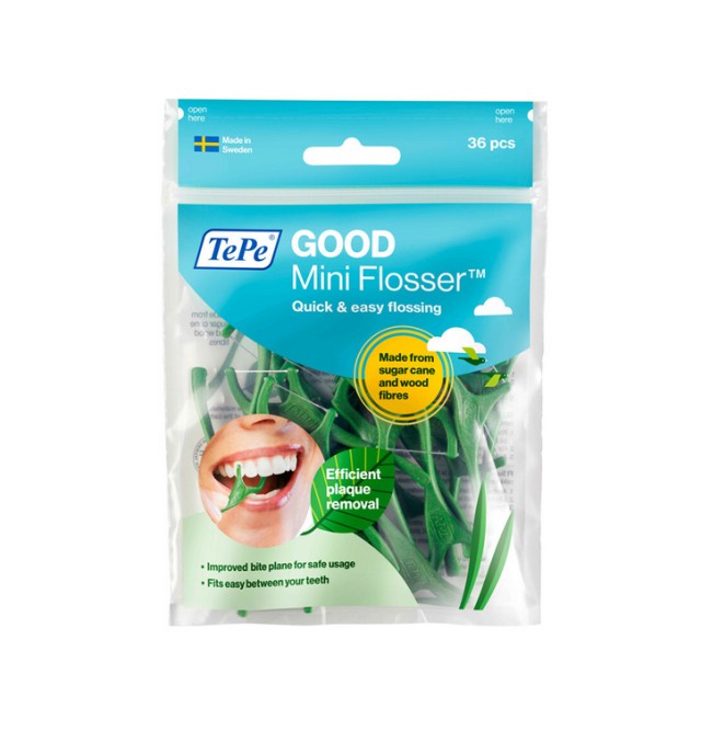 Tepe Good Mini Flosser Αποτελεσματικός Καθαρισμός Ανάμεσα στα Δόντια 36τμχ