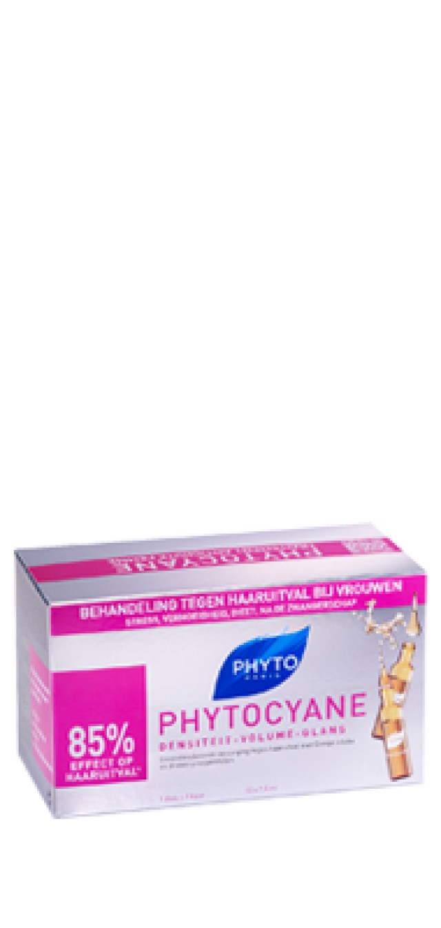 PHYTO PHYTOCYANE AMPOULES 12AMPX7,5ML