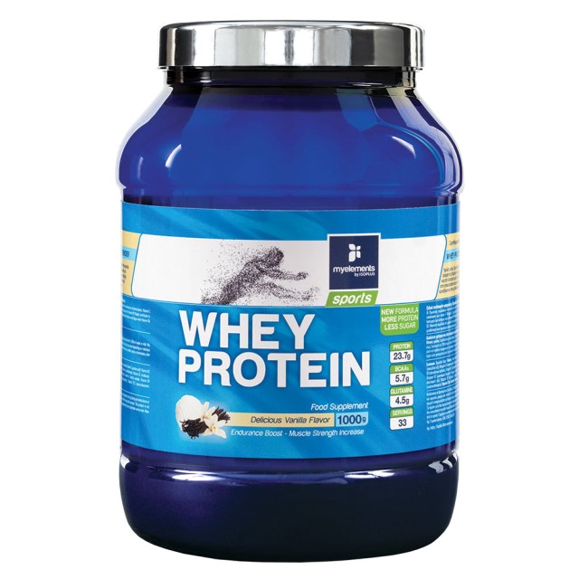 My Elements Sports Whey Protein High Performance Powder Vanilla 1000gr