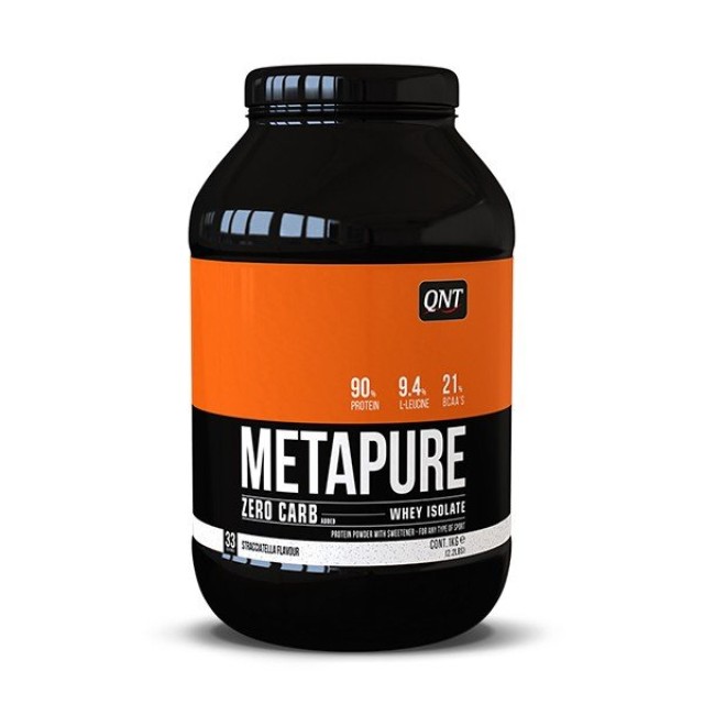 QNT Metapure Zero Carb Whey Isolate Protein Powder Stracciatella 1kg