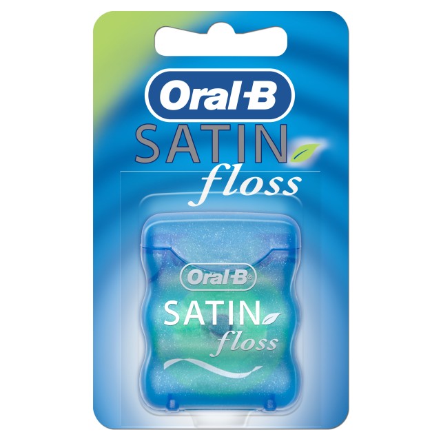 Oral B Satin Floss 25m Mint Μεσοδόντιο οδοντικό νήμα με γεύση μέντας 1τμχ