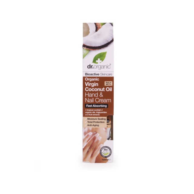 DR.ORGANIC VIRGIN COCONUT OIL HAND & NAIL CREAM 100ML