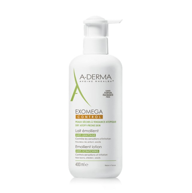 Aderma Exomega Lait Emmolient visage et corps 400ml