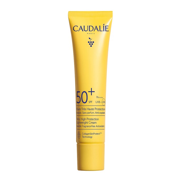 Caudalie Very High Protection Lightweight  Αντηλιακή Κρέμα Ελαφριάς Υφής SPF50+ 40ml