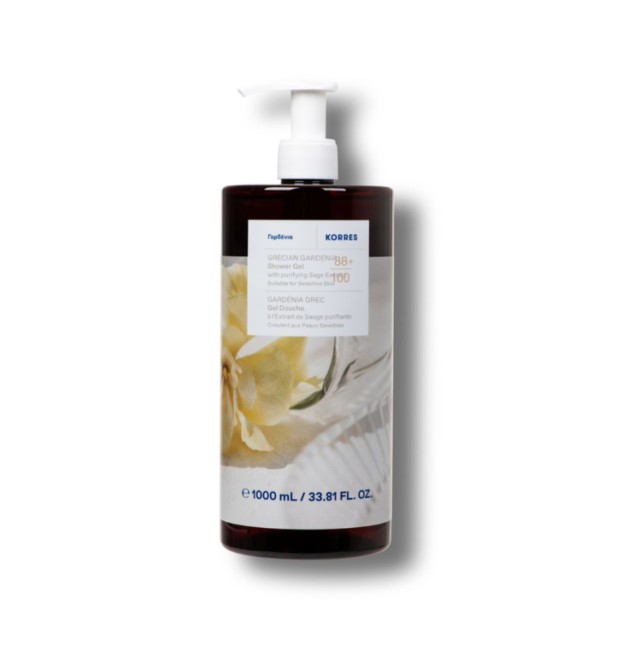 Korres Renewing Body Cleanser Aναζωογονητικό Αφρόλουτρο με Άρωμα Γαρδένια 1000ml
