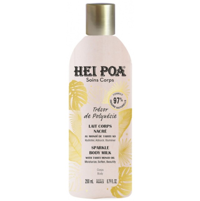 Hei Poa Tresor de Polynesie Sprakle Body Milk Γαλάκτωμα Σώματος με Λάμψη 250ml