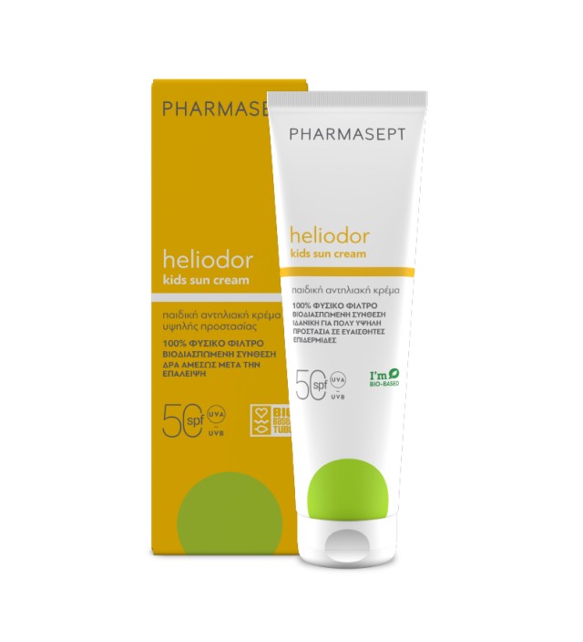 Pharmasept Heliodor Kids Sun Cream SPF50 Παιδική Αντηλιακή Κρέμα Υψηλής Προστασίας 150ml
