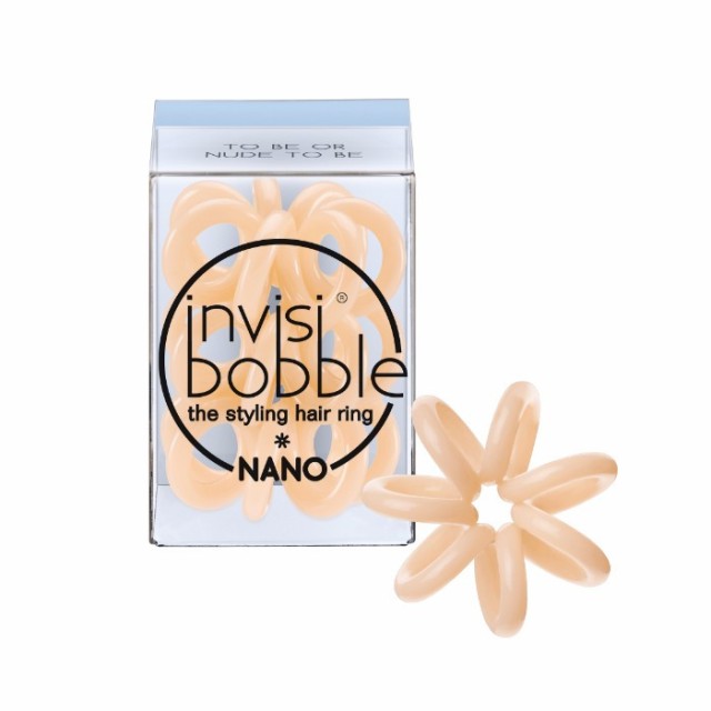 Invisibobble Κοκαλάκι Hair Rings Nano To Be or Nude To Be 1τμχ