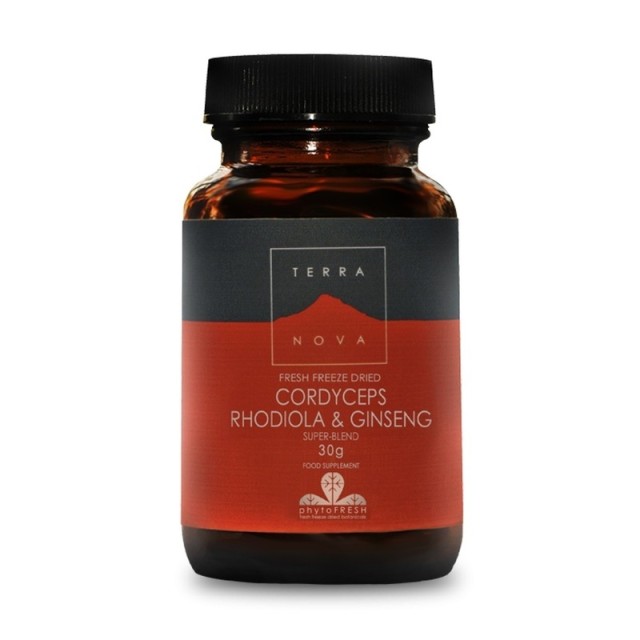 TERRANOVA Cordyceps, Rhodiola & Ginseng 30gr