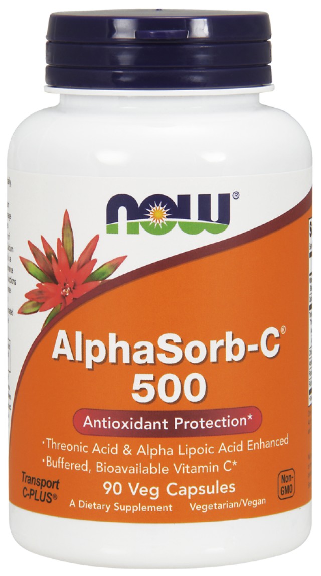 Now Foods AlphaSorb-C 500mg 90 Veget.caps
