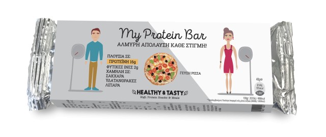 Power Health Healthy & Tasty My Protein Bar με Γεύση Pizza 40gr