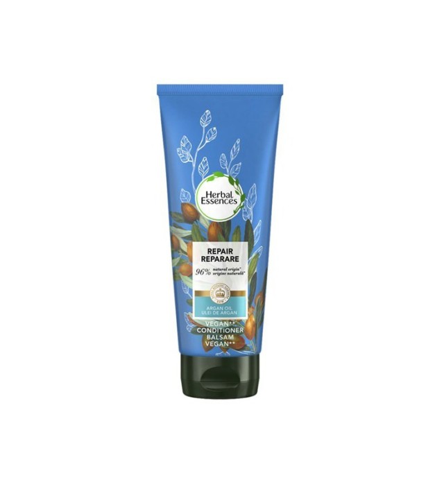 Herbal Essences Repair Reparare Pure Argan Oil of Morocco 96% Natural Origin Vegan Conditioner Balsam 200ml