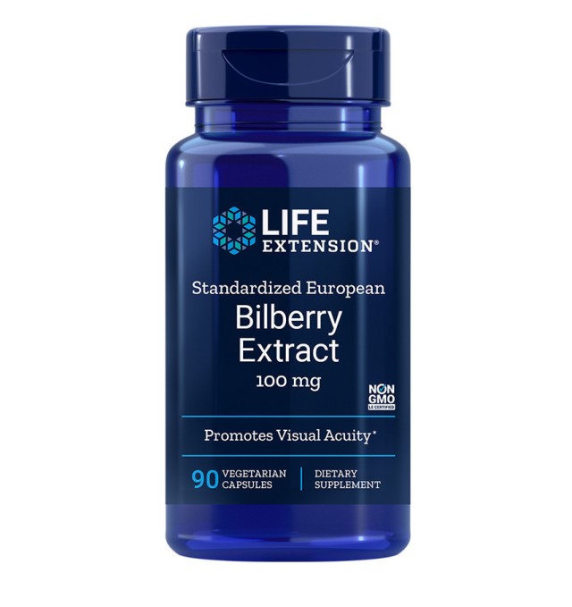 Life Extension Standardized European Bilberry Extract 100mg 90caps