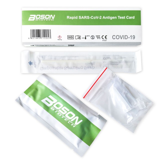 Boson Biotech Rapid Test αντιγόνου – Rapid Antigen Test Card (Συσκευασία 1 τμχ.)