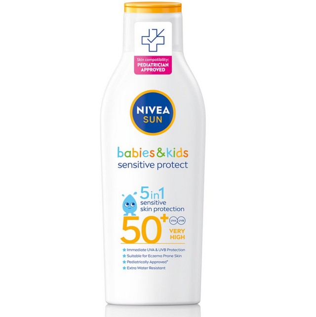 Nivea Sun Babies & Kids SPF50 Sensitive Protective 5 in 1 200ml