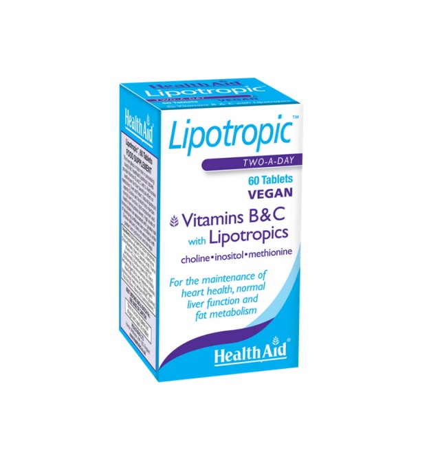 HEALTH AID LIPOTROPIC WITH B & C PROLONGED RELEASE TABLETS 60'S