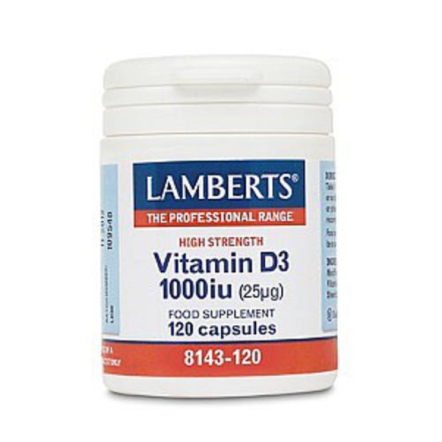 LAMBERTS VITAMIN D3 1000IU 120TABS