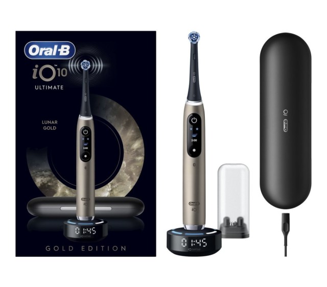 Oral-B iO10 Ultimate Lunar Gold Edition Ηλεκτρική Οδοντόβουρτσα 1τμχ