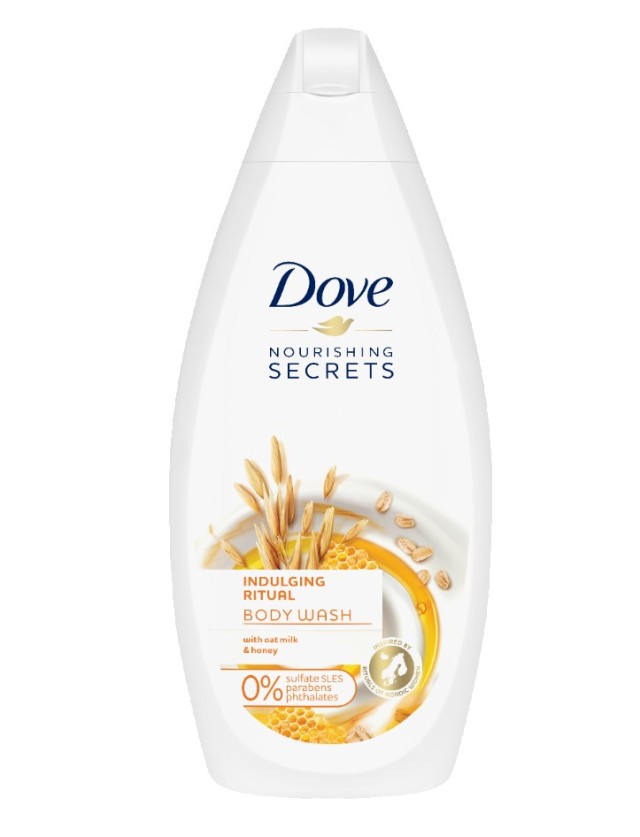 Dove Body Wash With Oat Milk & Honey Αφρόλουτρο Με Βρώμη & Μέλι 500ml