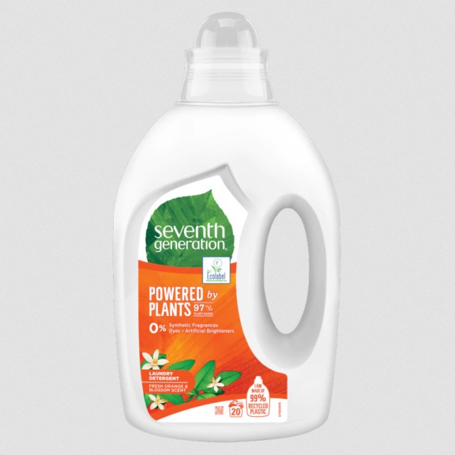 Seventh Generation Powered By Plants Υγρό Απορρυπαντικό Πλυντηρίου Orange & Blossom Scent 1000ml