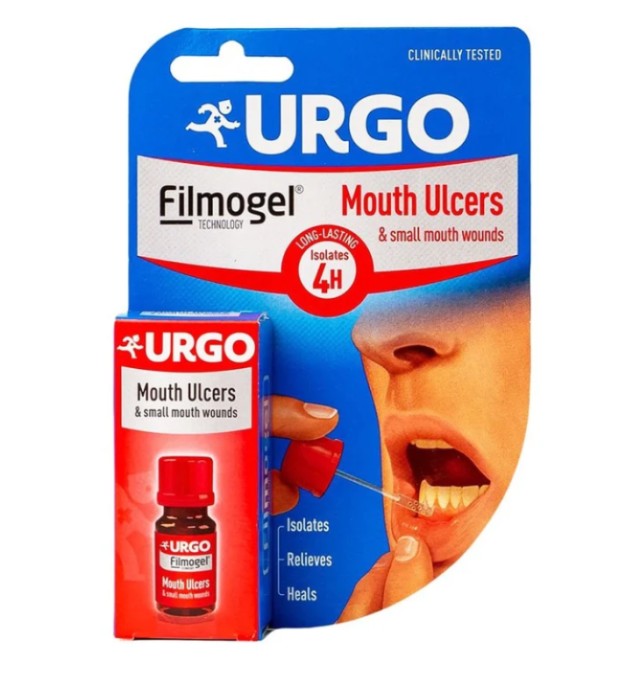 Urgo Mouth Ulcers Filmogel Αφθες & Στοματικές Πληγές 6ml