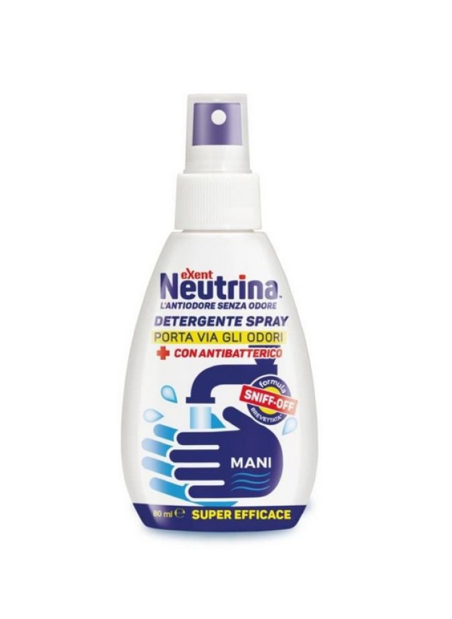 Exent Neutridina Spray Detergente αντιβακτηριακό spray χεριών 80ml