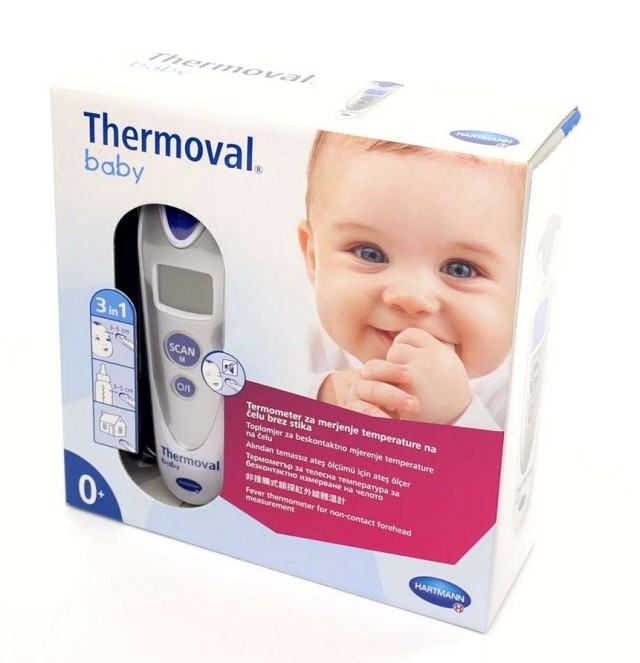 Hartmann Thermoval Baby θερμόμετρο μετώπου 3in1 1τμχ (925094)