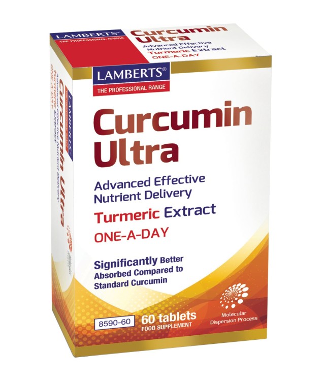 Lamberts Curcumin Ultra Συμπλήρωμα Διατροφής Για Την Πέψη 60 tabs