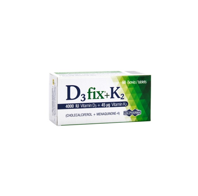 Unipharma D3 Fix 4000IU + K2 45mg 60tabs