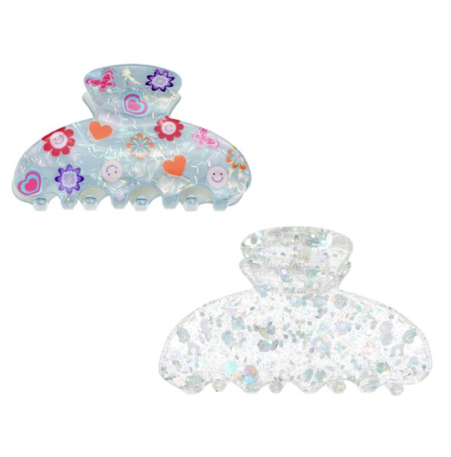 Invisibobble Boldly Clipstar M Cosmic Glow Κλάμερ 2τμχ