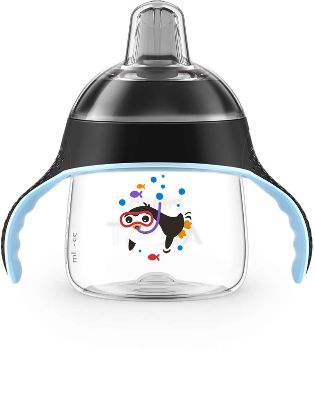Avent Κύπελο με στόμιο 200ml (μαύρο) 6M+ SCF746/01