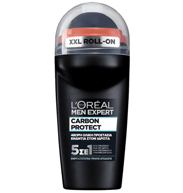 L'Oreal Paris Men Expert Carbon Protect 5 in 1 Αποσμητικό Roll-on 50ml
