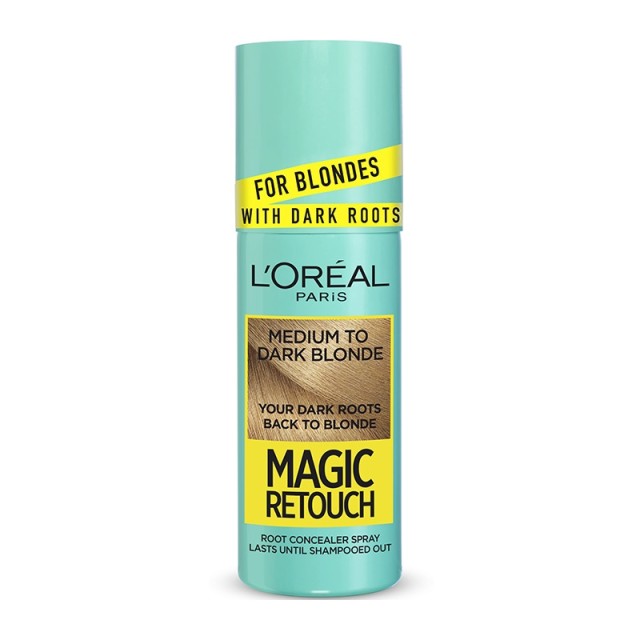 L'Oreal Paris Magic Retouch Instant Root Concealer Spray 7.3 Medium to Dark Blonde 75ml