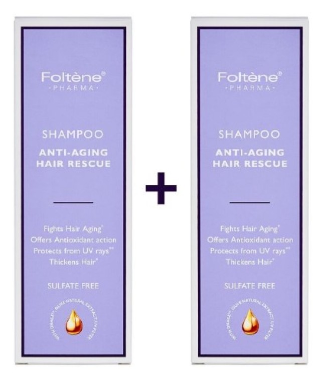 Foltene Shampoo Anti-Aging Hair Rescue Σαμπούαν για Προτασία και Λαμψή 200ml 1+1 Δώρο