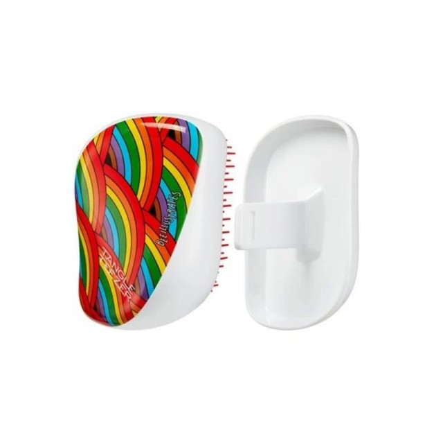 Tangle Teezer On-the-go Detangling Hairbrush Smooth and Shine Compact Styler Rainbow Galore 1τμχ