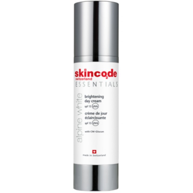 Skincode Essentials Alpine White Brightening Day Cream Spf15 50ml