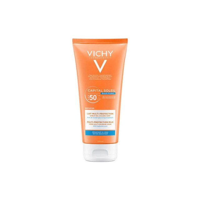 Vichy Capital Soleil Beach Protect SPF50+ Multi-Protection Milk Face & Body 200ml