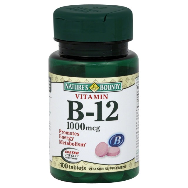 Nature's Bounty Βιταμίνη B-12 1000mcg 100tabs