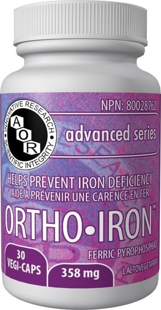 AOR Ortho Iron SunActive Fe 30vcaps