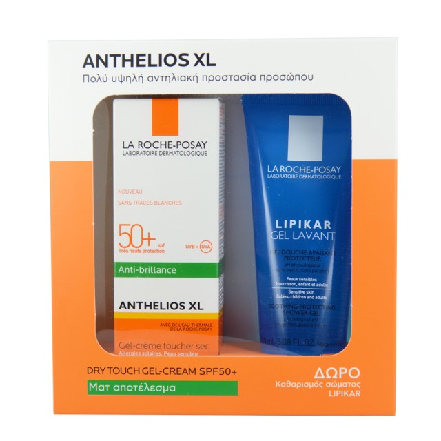 La Roche Posay Promo Pack Anthelios XL Dry Touch Gel-Cream Anti-Shine SPF50+ 50ml + ΔΩΡΟ Lipikar Gel Lavant 100ml