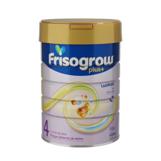 ΝΟΥΝΟΥ FRISOGROW PLUS+ 4 ρόφημα γάλακτος σε σκόνη για παιδιά 1-3 ετών MLC, 2’-FL (HiMO) & GOS 800g