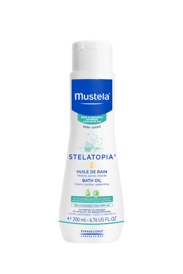 Mustela Stelatopia Bath Oil για το Ατοπικό Δέρμα 200ml