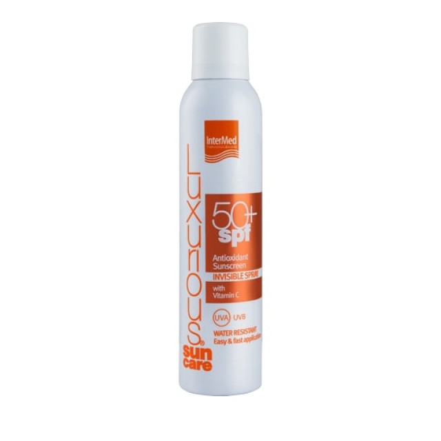 Intermed Luxurious Sun Care Invisible Spray Antioxidant Sunscreen SPF50+ 200ml