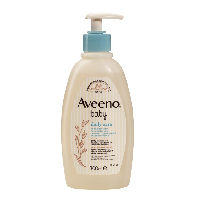 AVEENO BABY DAILY HAIR & BODY 300ML