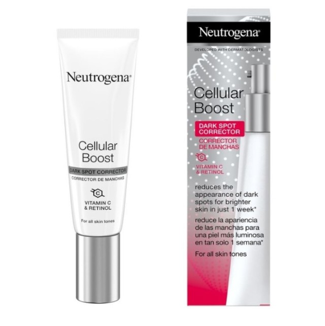 Neutrogena Cellular Boost Dark Spot Corrector Κρέμα Μείωσης Σκούρων Κηλίδων 30ml