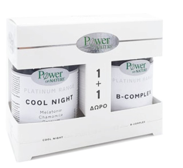 Power Health Set Platinum Range Cool Night 30tabs & Δώρο B Complex 20tabs
