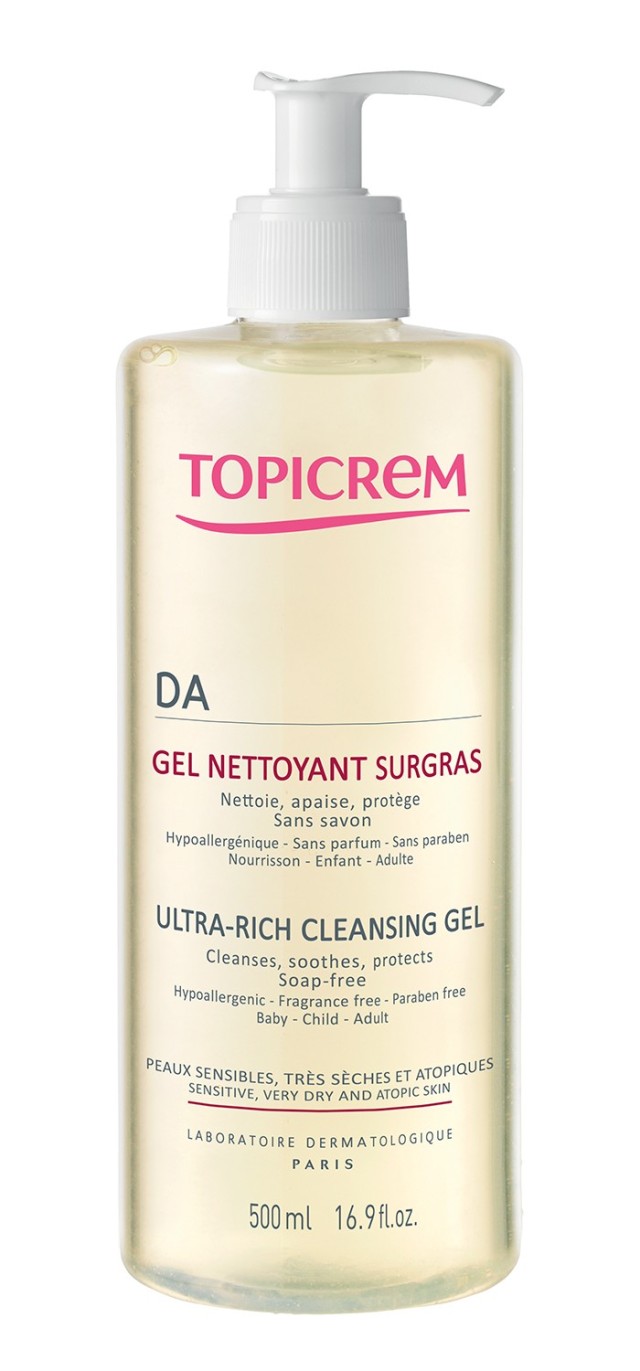 Topicrem Atopic Skin DA Ultra-Rich Cleansing Gel 500ml