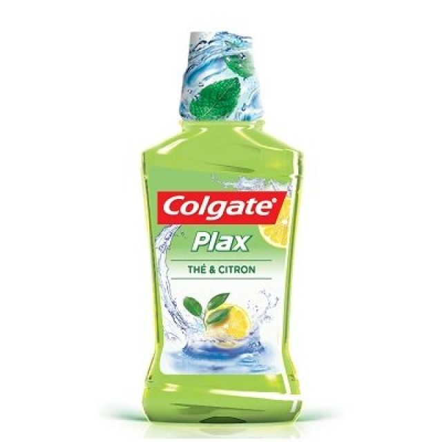 Colgate Plax Natural Mouthwash με Πράσινο Τσάι & Λεμόνι 500ml