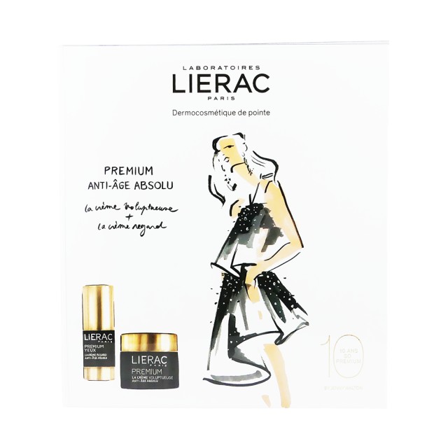 Lierac Set Premium La Creme Soyeuse Texture Legere Jour & Nuit 50ml + Premium Yeux La Creme Regard 15ml