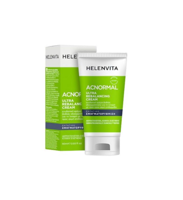 Helenvita Acnormal Ultra Rebalancing Cream Ενυδατική Κρέμα για Λιπαρές & Ακνεϊκές Επιδερμίδες 60ml